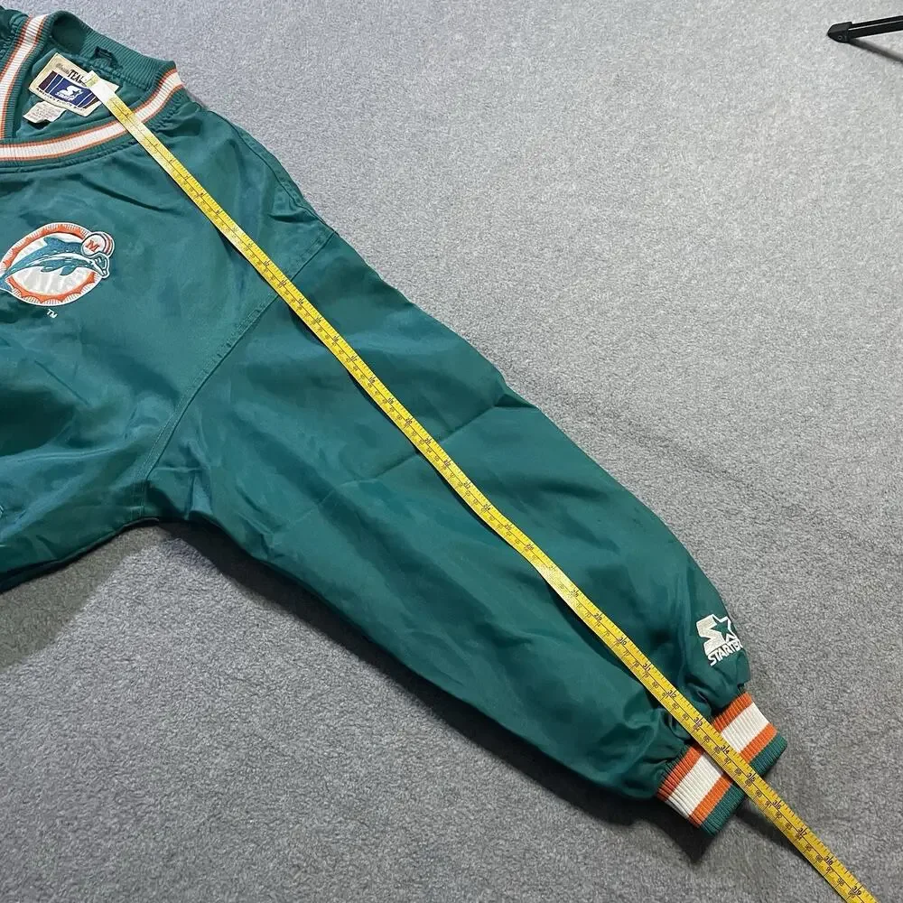Vintage 90s Starter Dan Marino #13 Miami Dolphins Pullover Jacket Men’s Large